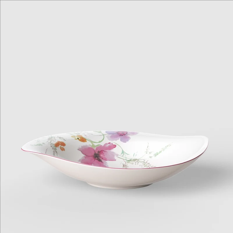 32 cl - Mariefleur Serve & Salad Insalatiera In Porcellana Premium - Set 6 Pz