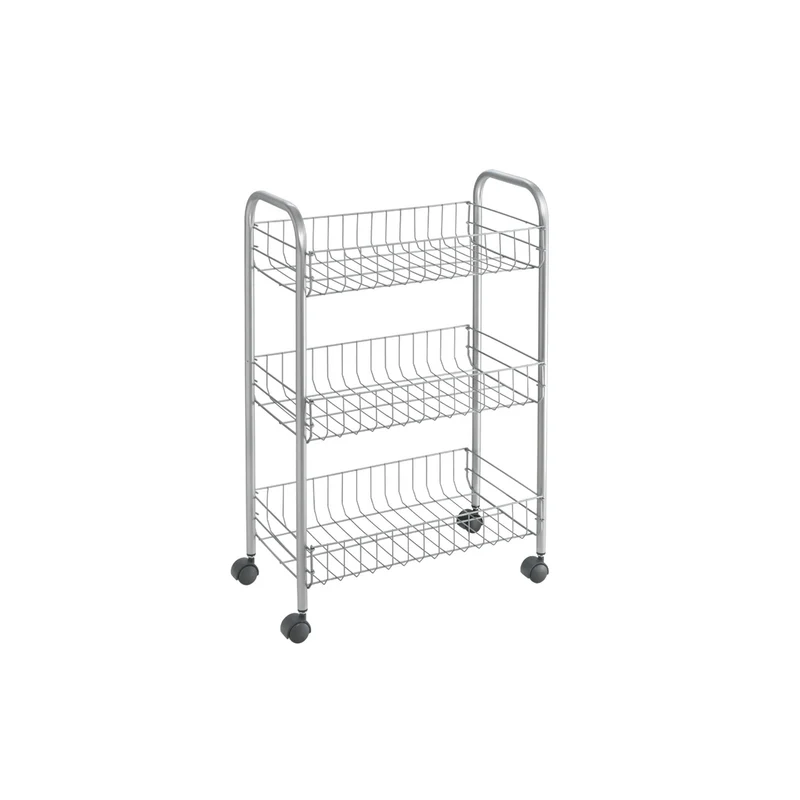 Scaffaletto 3 Piani Smontabile 41x23x63cm