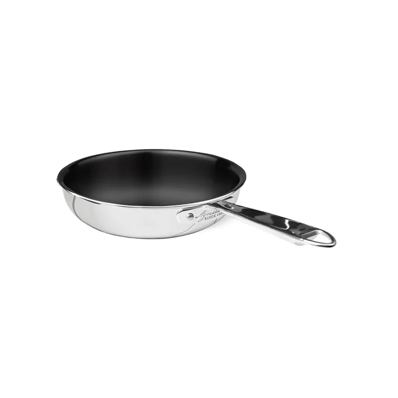 Non-Stick Alu-Inox Padella Alta Svasata Antiaderente In Alluminio Con Manico Inox