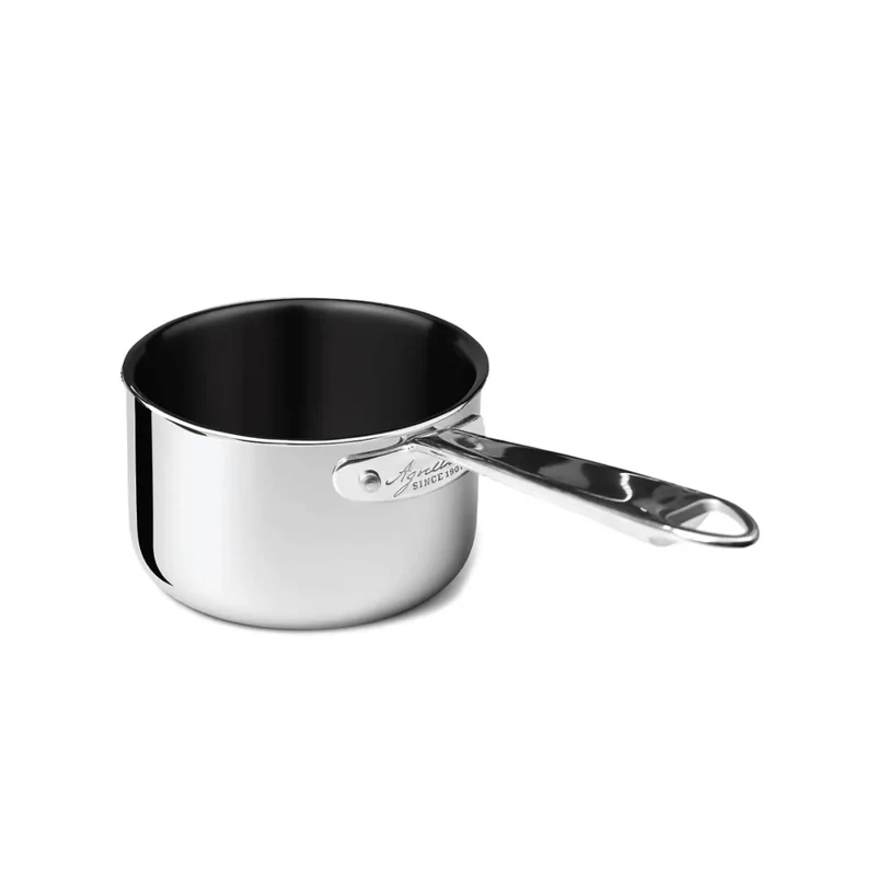 Non-Stick Alu-Inox Casseruola Alta Antiaderente In Alluminio Con Manico Inox