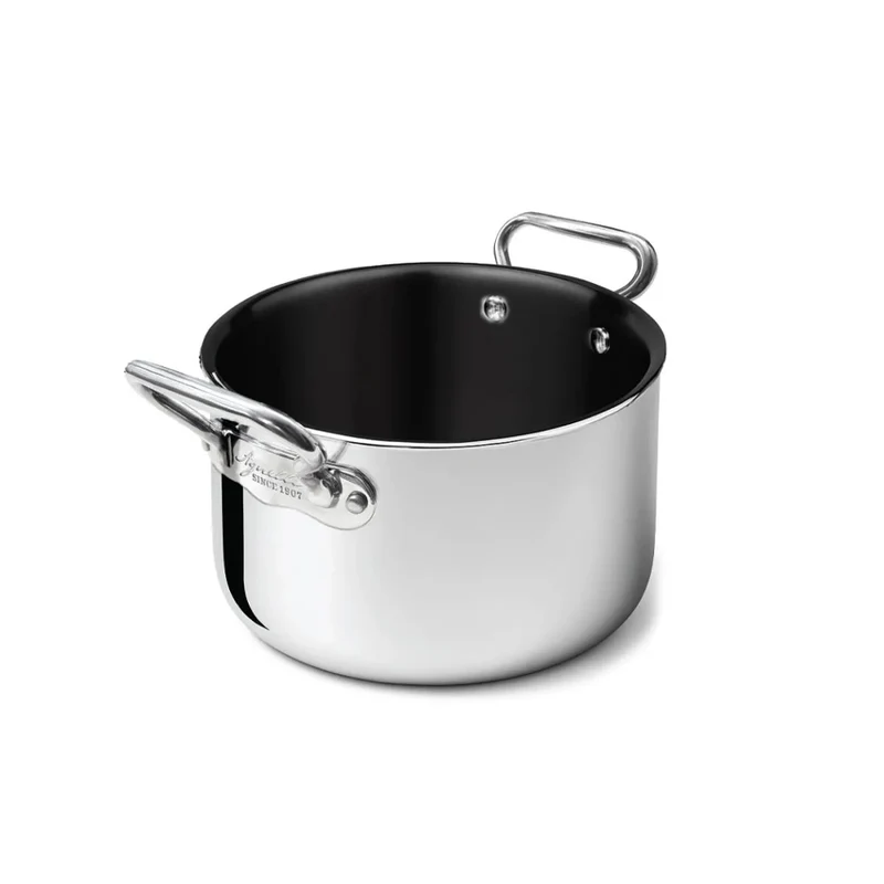 Non-Stick Alu-Inox Casseruola Alta Antiaderente In Alluminio Con Manici Inox