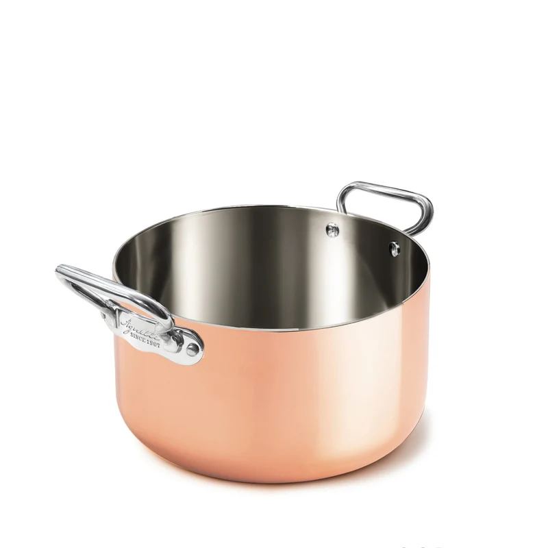 Copper4 Casseruola Alta Induzione Con 2 Maniglie