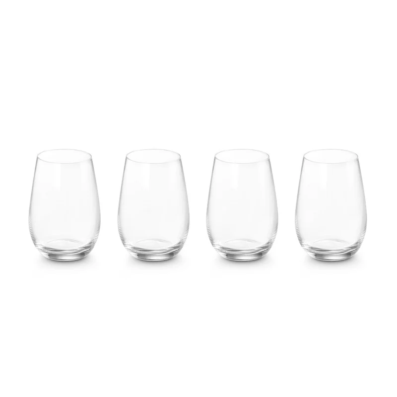 46 cl - Bicchiere Acqua In Vetro Set 4 Pz