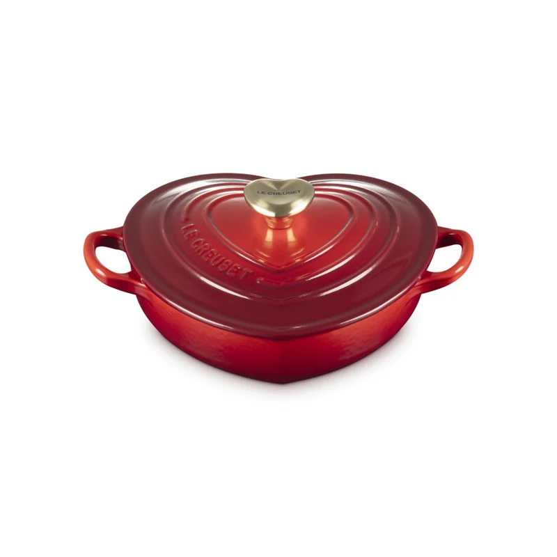 20 cm - Tradition Cuore Tegame Basso In Ghisa Vetrificata