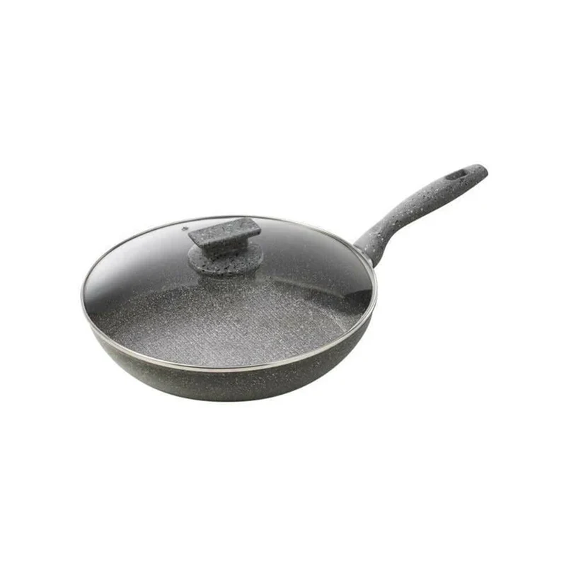 Padella Ad Induzione Con Coperchio In Vetro 24cm