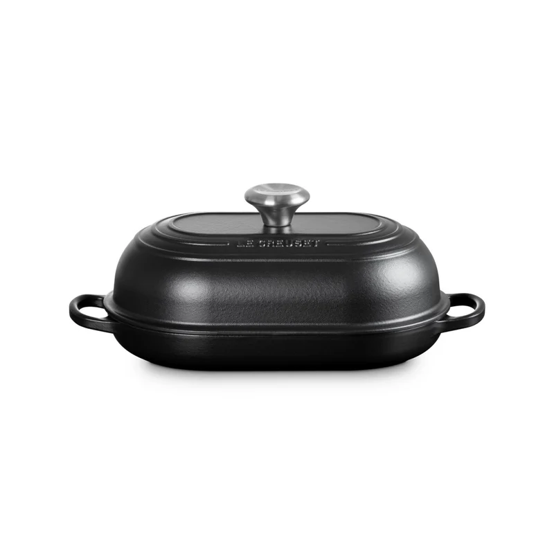 29 cm - Evolution Cocotte Per Pane Ovale In Ghisa Vetrificata