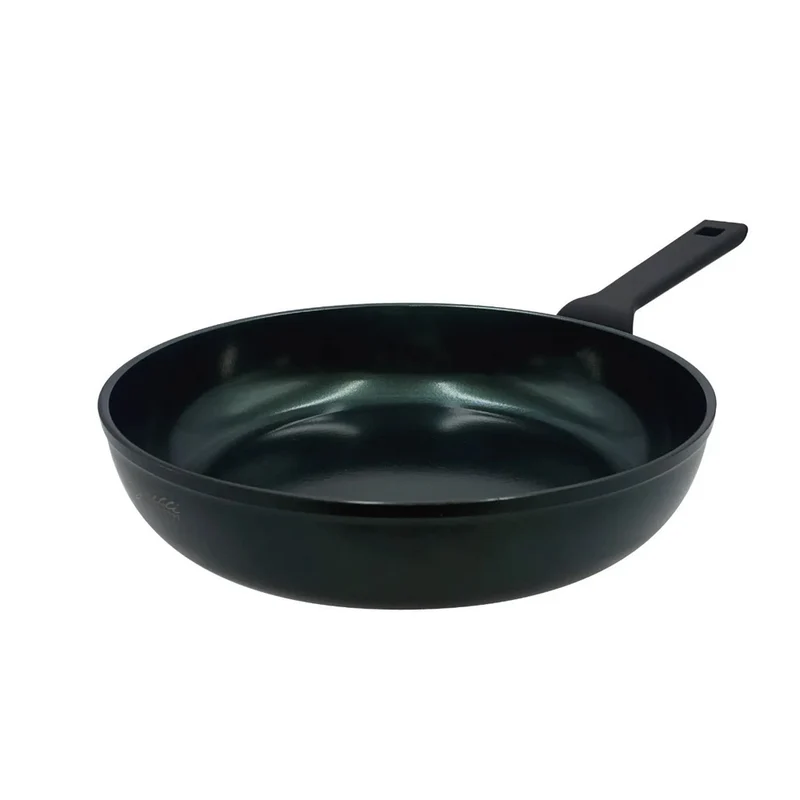 AlBlack Elite 3.5 mm Padella Alta Antiaderente Ceramico CK2 Con Manico Soft Touch