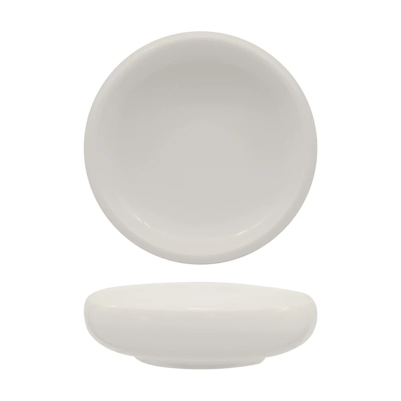 12 cm - Selecta Piatto Fondo Nido In Porcellana Set 6 Pz