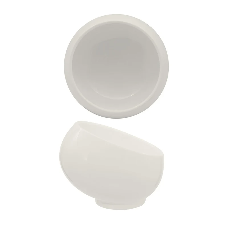 12 cm - Selecta Coppa Obliqua In Porcellana Set 6 Pz