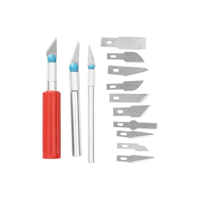 Set 13 Lame Taglia Balsa Con Custodia