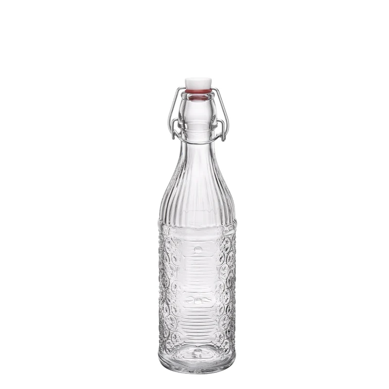 50 cl - Italian Heritage Bottiglia Acqua Con Tappo Ermetico In Vetro Set 6 Pz