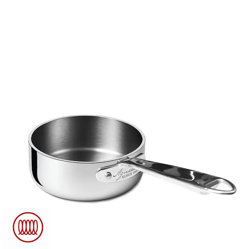 Alu-Inox 5-Ply Casseruola Bassa Con Manico 1907 In Alu-Inox