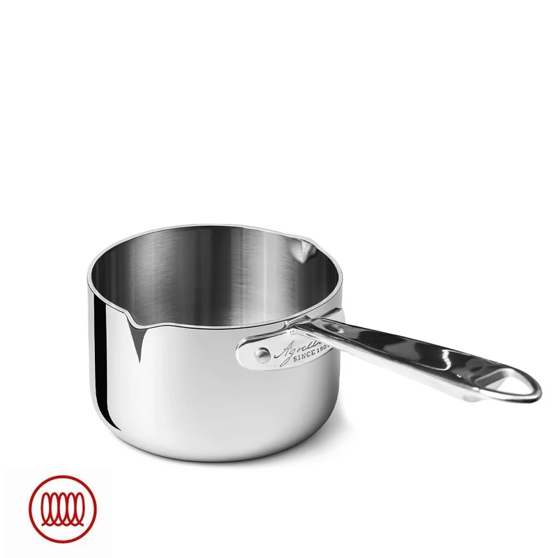 Alu-Inox 5-Ply Casseruola Alta Con Manico 1907 In Alu-Inox