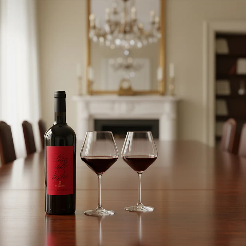 Antinori Pian delle Vigne Rosso di Montalcino 2023 + Set 6 Calici Vino Rosso Revolution 54.5 cl