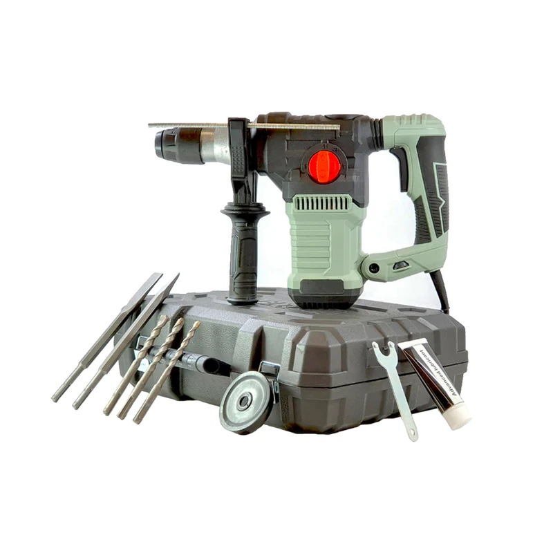 Martello Tassellatore 4 Funzioni Con Valigetta E 10 Accessori 1500w