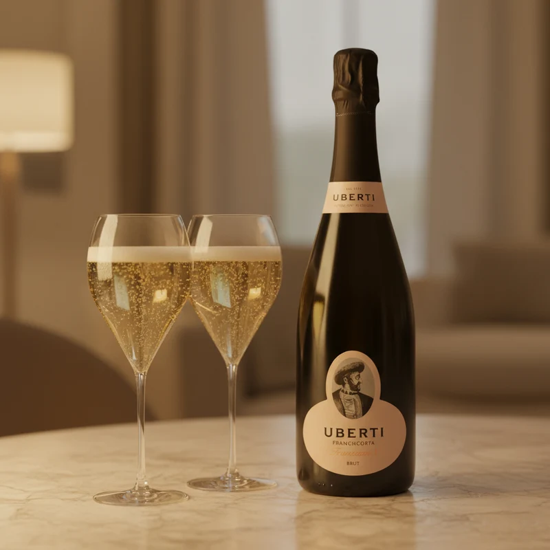 Francesco I Franciacorta DOCG Brut Uberti + 6 Calici Franciacorta 42 cl