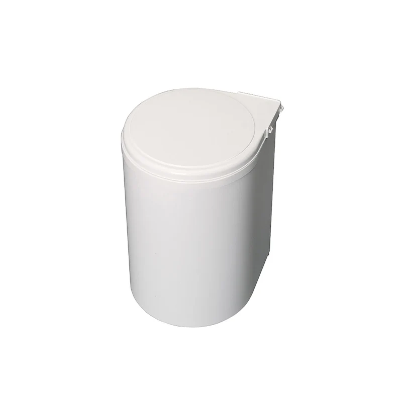 Pattumiera Per Fissaggio A Porta Con Coperchio Automatico 13l Bianco