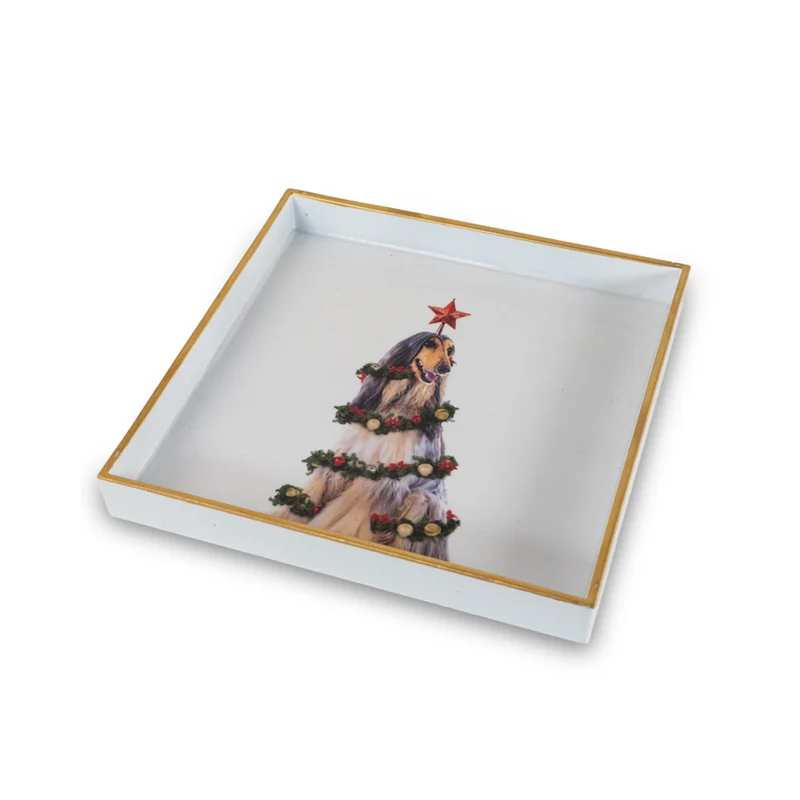 20x20 cm - Mykonos Vassoio Svuota tasche In Plastica