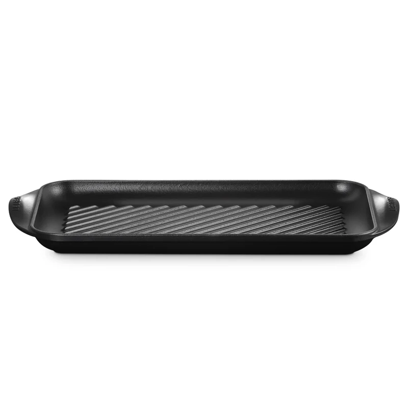 40x25 cm - Grill Bistecchiera Rettangolare Extralarge In Ghisa