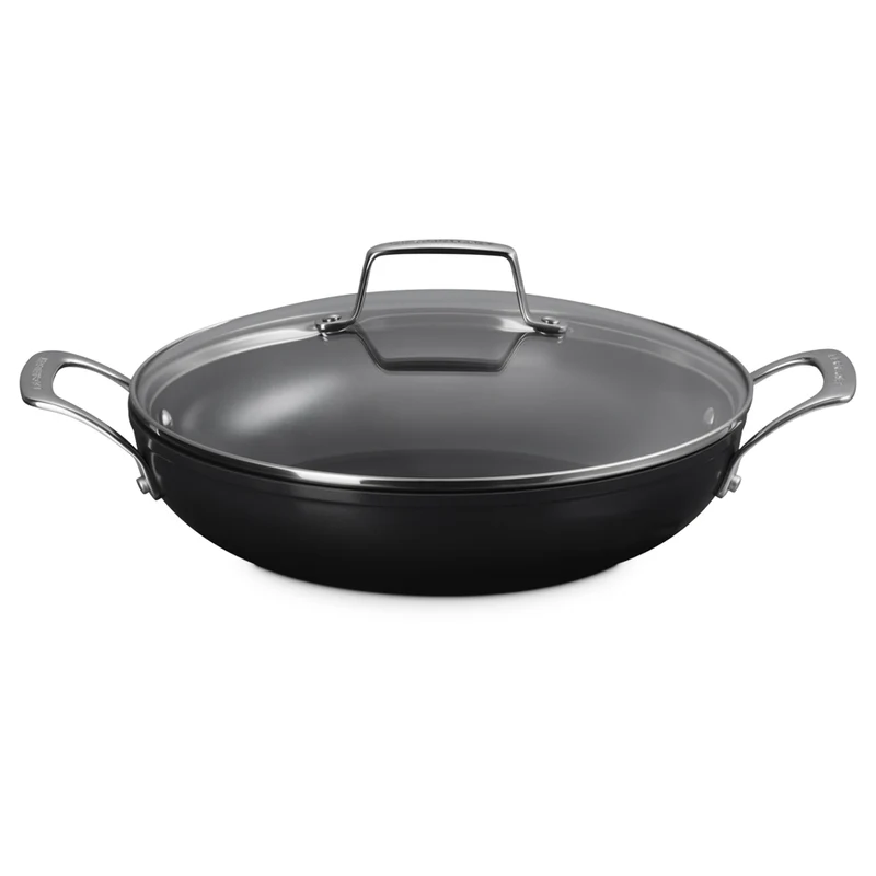 Essential Tegame Basso con Coperchio Antiaderente Con Rivestimento In Ceramica In Acciaio Inox