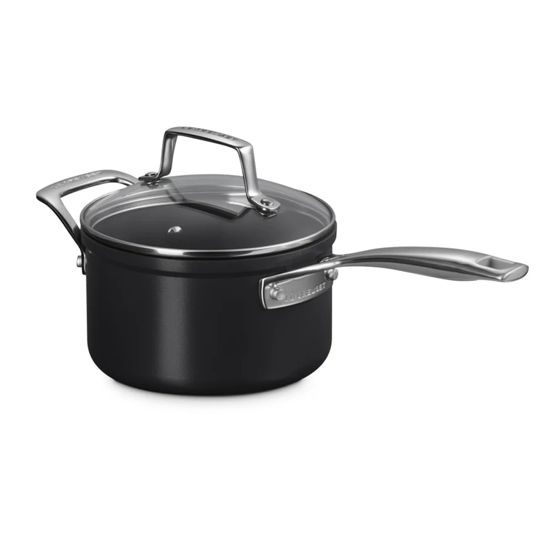 Essential Casseruola Manico Lungo con Coperchio Antiaderenti Con Rivestimento In Ceramica In Acciaio Inox