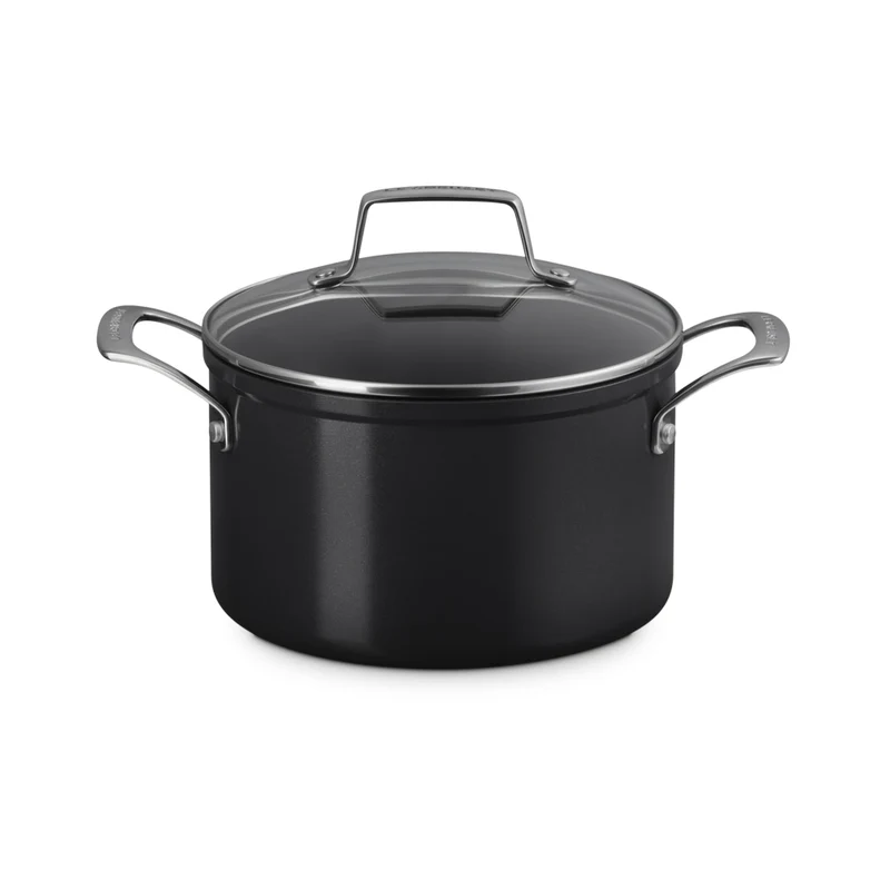 Essential Casseruola Alta con Coperchio Antiaderente Con Rivestimento In Ceramica In Acciaio Inox