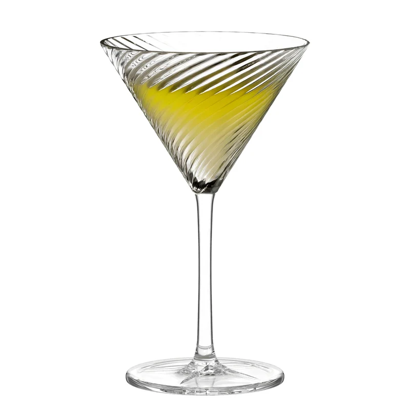 23 cl - Berlin Calice Cocktail Martini In Vetro Set 6 Pz