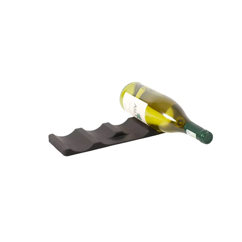 Tappetino Per Bottiglie Impilabili In Silicone 29,5x9,5x1,5cm