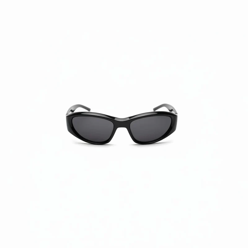 Occhiali bambino con lenti a specchio - Nero