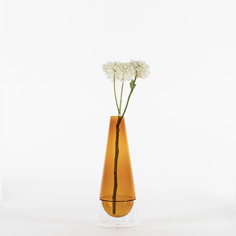 25 cm - Conosfera Vaso Fiori In Vetro Borosilicato