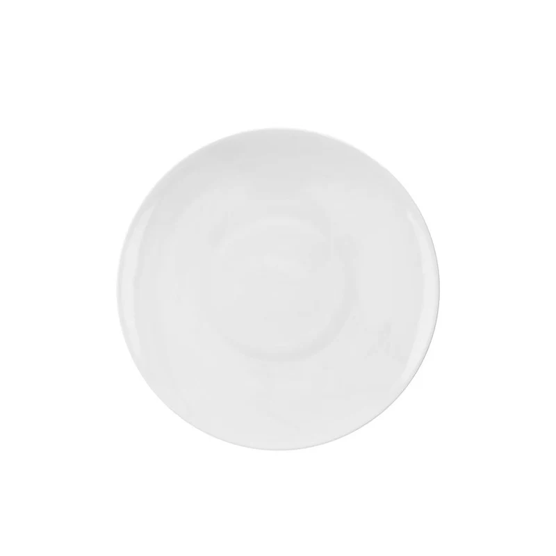 16 - Silk Piattino Tazza Cappuccino In Porcellana Bone China Set 6 Pz