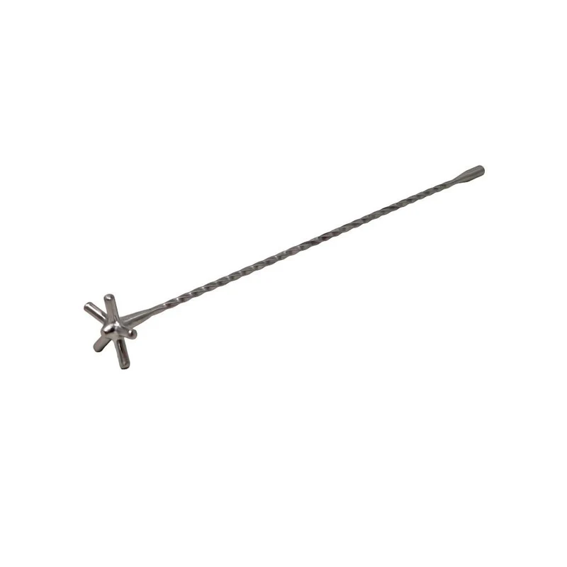 34 cm - Mixage Barspoon Cucchiaio Miscelatore 5 Punte In Acciaio Inox 18/10