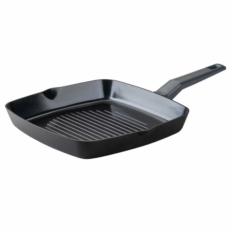 Bistecchiera da 28 cm, in alluminio riciclato antiaderente, Linea Statement
