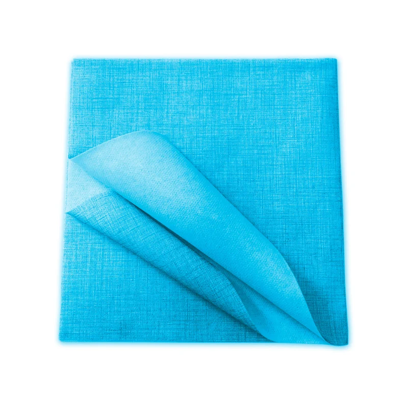 Set 100 Tovaglie Tnt Monosuo Celeste 100x100cm