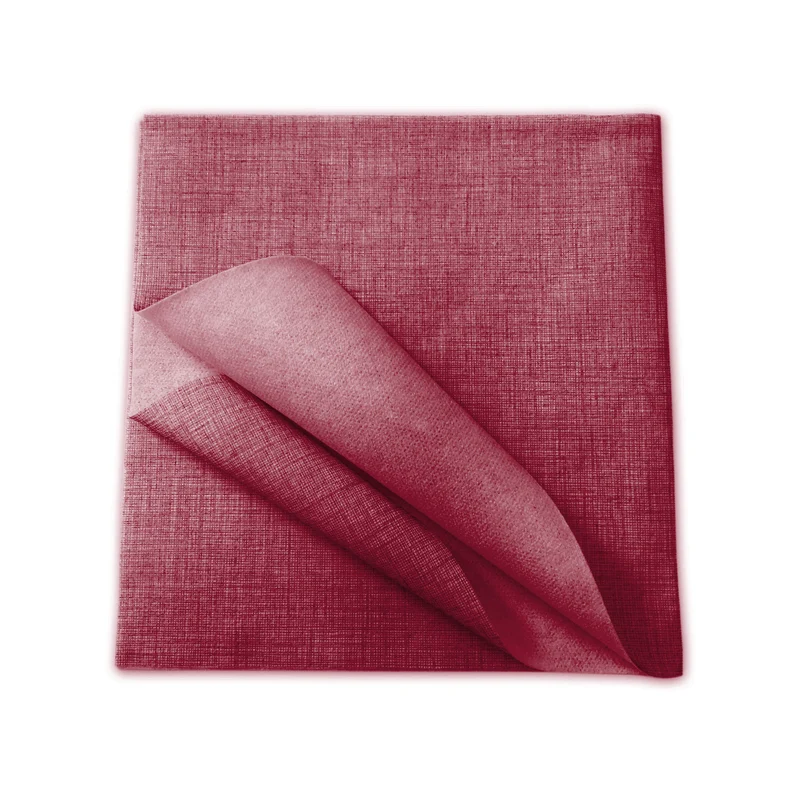 Set 100 Tovaglie Tnt Monosuo Bordeaux 100x100cm