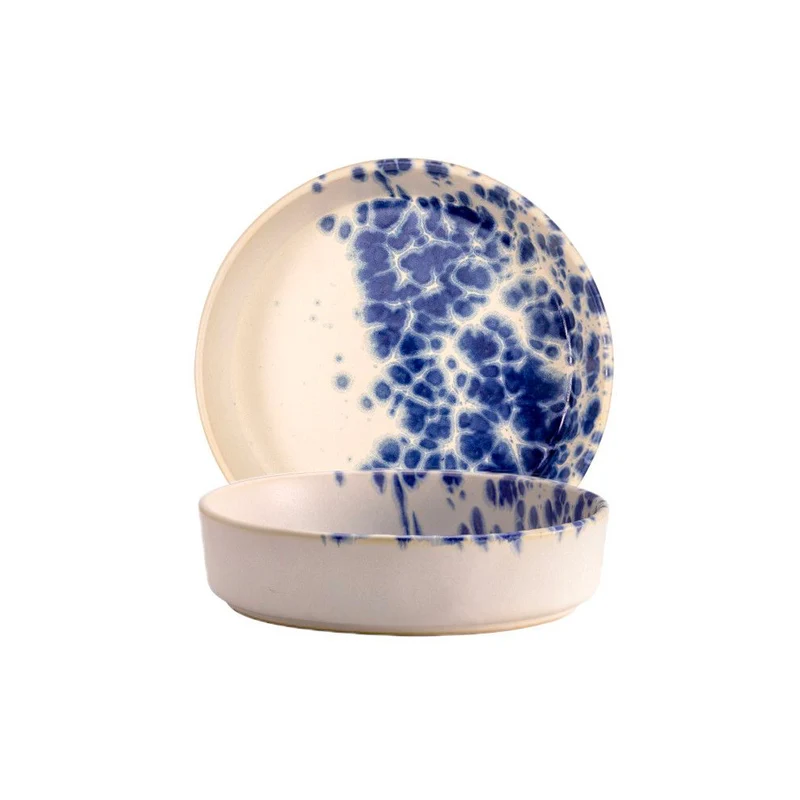 18 cm - Phobos Piatto Fondo In Stoneware Set 6 Pz