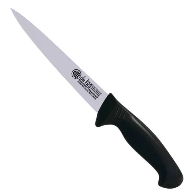 Coltello Da Scanno Professionale De Luca | Lama Inox AISI 420 | Manico Antiscivolo | Spessore 3,0 Mm