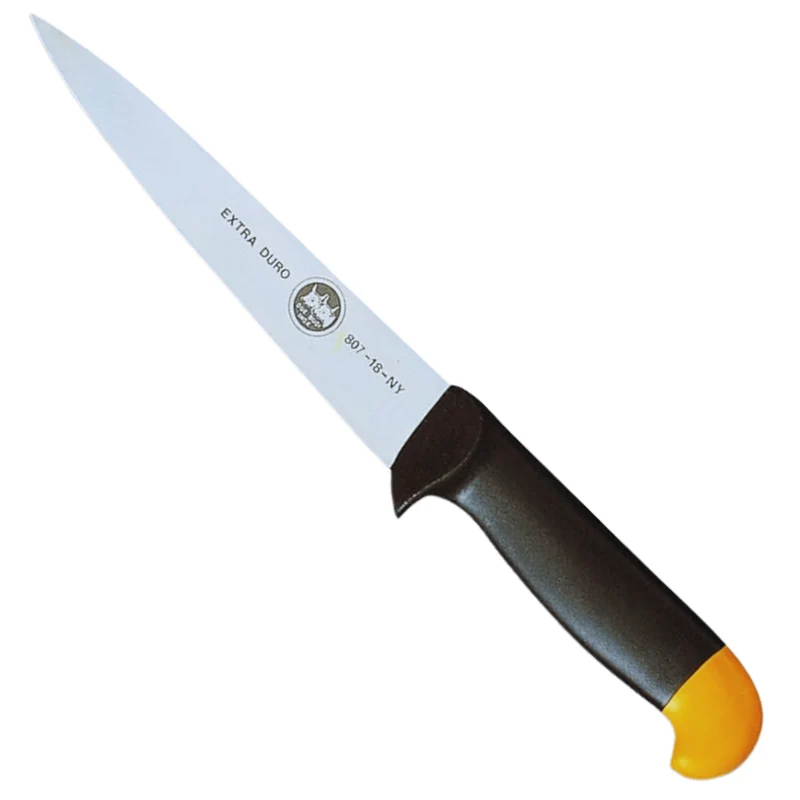 Coltello Da Scanno Due Buoi Professionale | Lama In Acciaio Inox | Manico Ergonomico Alimentare Pro