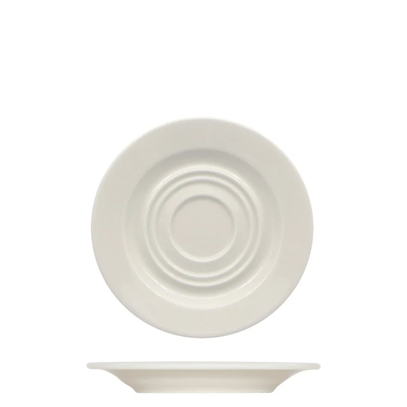 15 cm - Prime Piattino Tazza Thé In Porcellana - Set 12 Pz