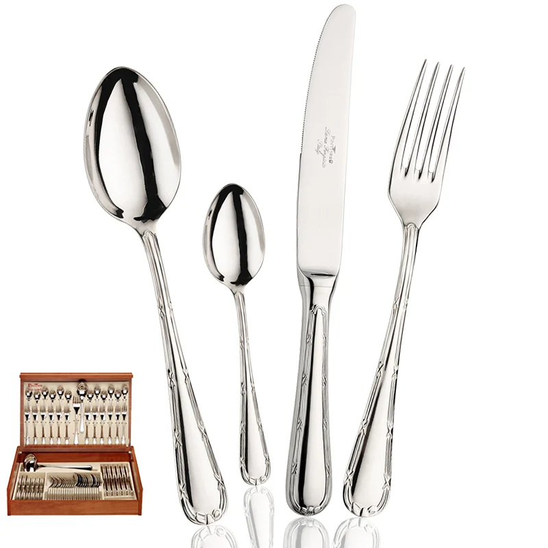 Filet Servizio Posate In Acciaio Inox - Set 75 Pz