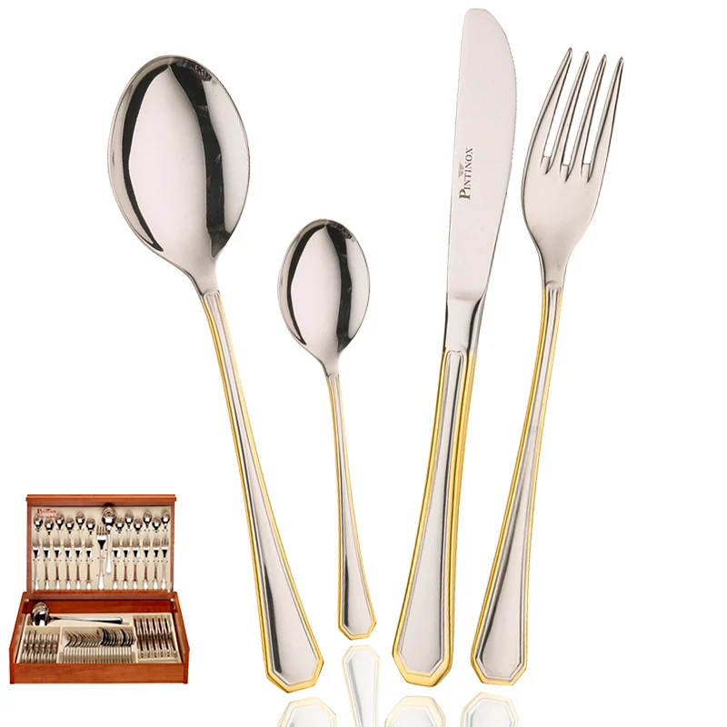 America Servizio Posate In Acciaio Inox - Set 75 Pz
