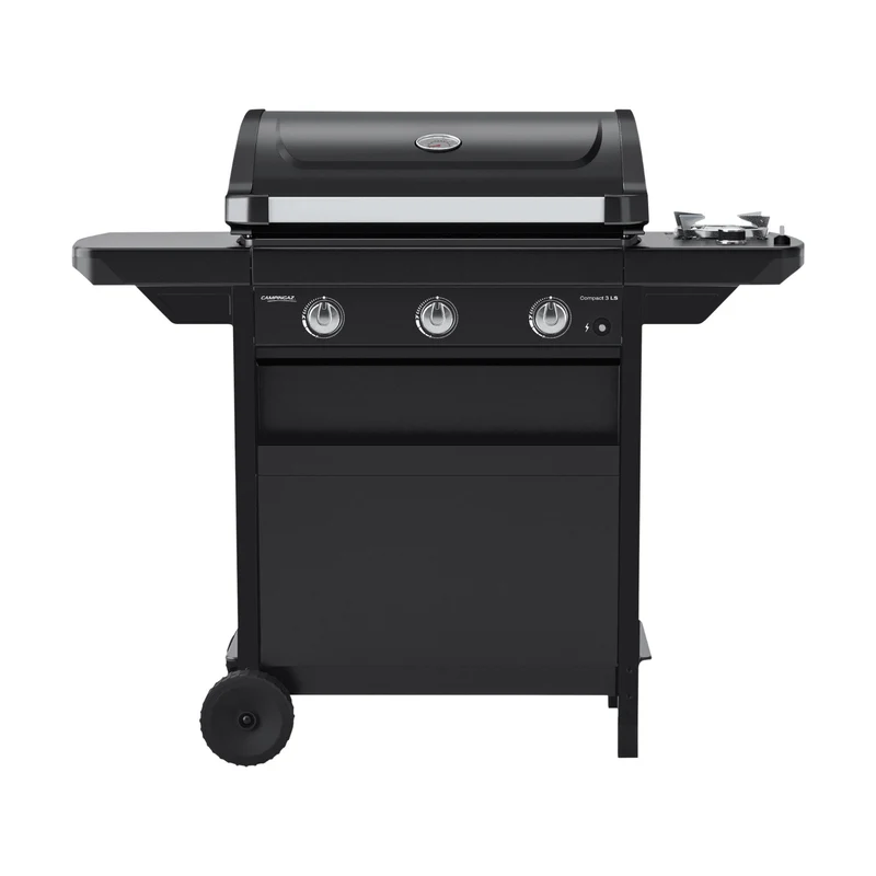 Barbecue A Gas Compact 3 Ls Campingaz | 3 Bruciatori Inox | Griglia Ghisa 61x35 Cm