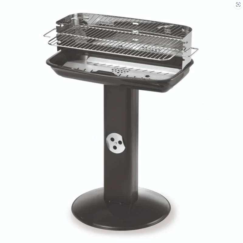 Barbecue 60-40 Venus Inox Ompagrill | Struttura In Acciaio Verniciato | Griglia Regolabile 4 Livelli
