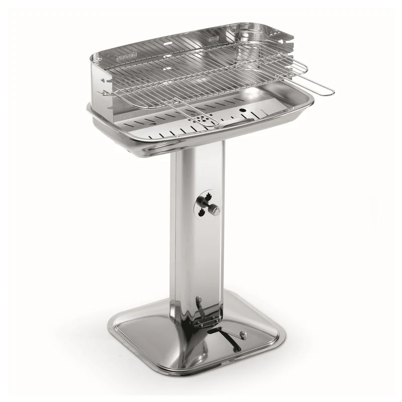 Barbecue 60-40 Venus X Pro System Ompagrill | Acciaio Inox Professionale | Griglia Regolabile