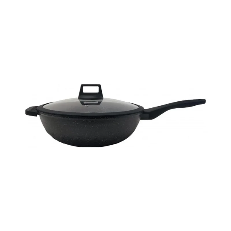 Padella Wok A Induzione Con Coperchio 32cm