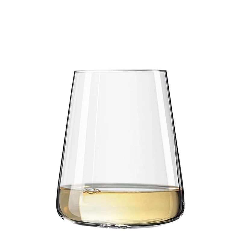 38 cl - Power Bicchiere Vino Bianco in Vetro - Set 6 Pezzi