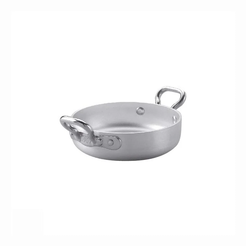 1932 Servizio In Tavola Tegamino Monoporzione In Alluminio Con Manici 1907 In Acciaio Inox