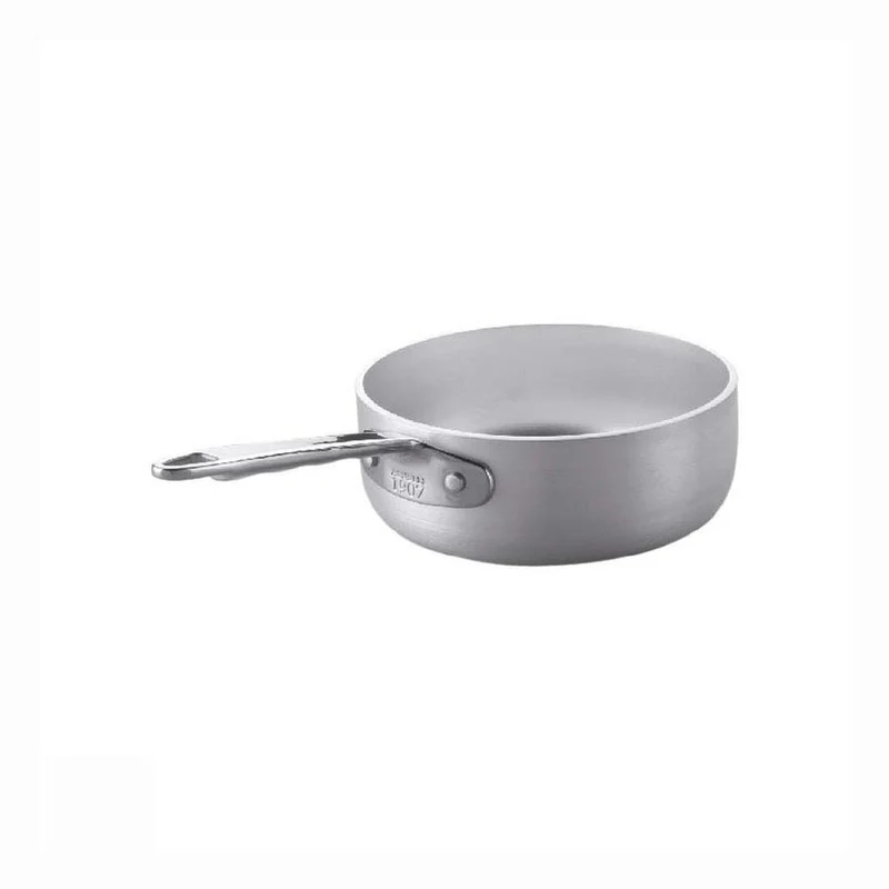 1932 Servizio In Tavola Casseruolina Bassa Monoporzione In Alluminio Con Manico 1907 in Acciaio Inox