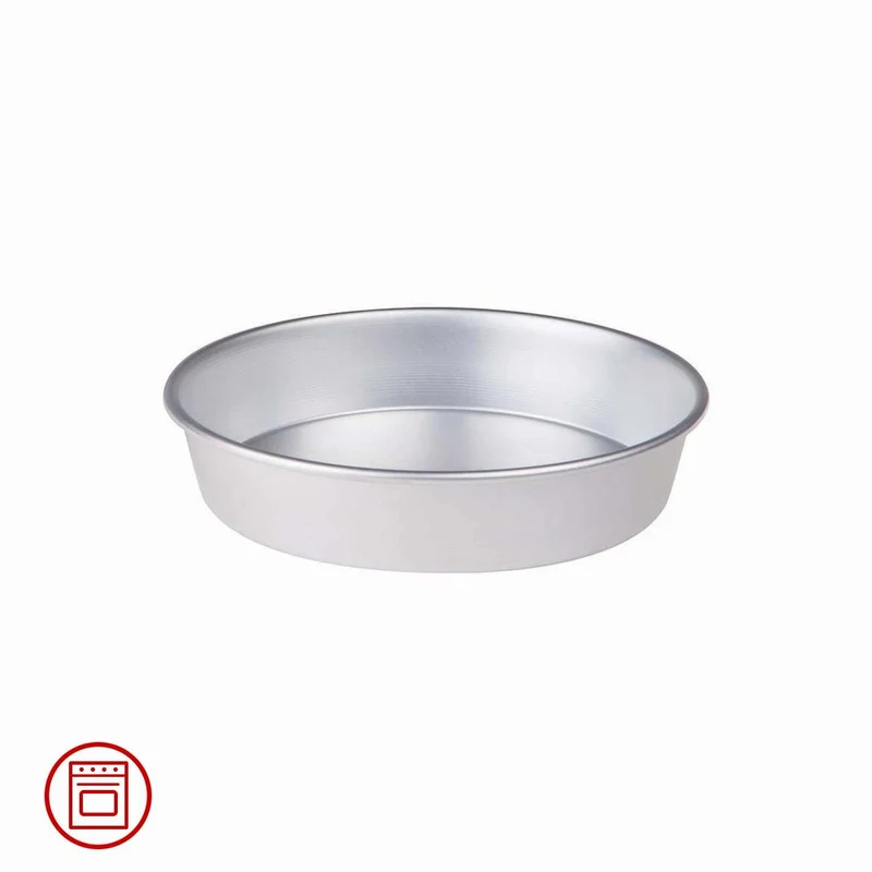 Pasticceria & Pizza Tortiera Conica Alta 6 cm Con Orlo In Alluminio