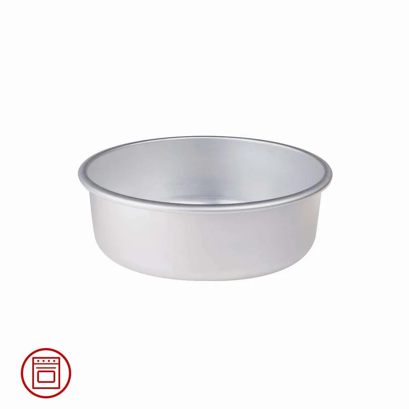 Pasticceria & Pizza Tortiera Conica Alta 8 cm Con Orlo In Alluminio